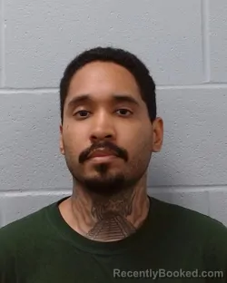 Mugshot of Gabriel Louis Coronado booked in Hays County, Texas on April 23, 2026