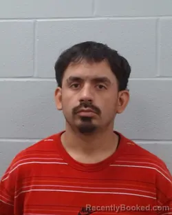 Mugshot of Oscar Rodriguez-Escobedo booked in Hays County, Texas on April 23, 2026