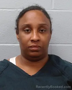 Mugshot of Dominiece Lashay Renee Hutton booked in Hays County, Texas on April 24, 2026