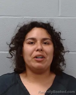 Mugshot of Alexandra Gutierrez booked in Hays County, Texas on April 24, 2026