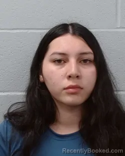 Mugshot of Layla Jayde Hernandez booked in Hays County, Texas on April 25, 2026