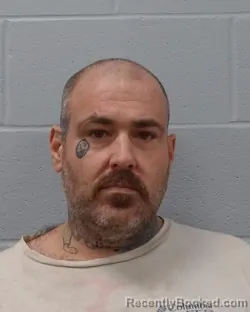 Mugshot of Terrence Robert Barkley booked in Hays County, Texas on May 1, 2026