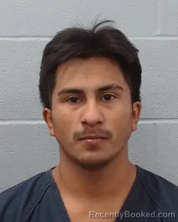 Mugshot of Gabriel Humberto Andrade booked in Hays County, Texas on May 3, 2026