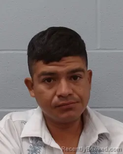 Mugshot of Misael Perez Cordero booked in Hays County, Texas on May 3, 2026