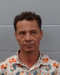 Mugshot of Jose Moterroza Bonilla booked in Hays County, Texas on May 3, 2026