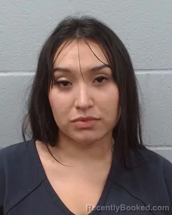 Mugshot of Alizandria Alize Rodriguez booked in Hays County, Texas on May 3, 2026