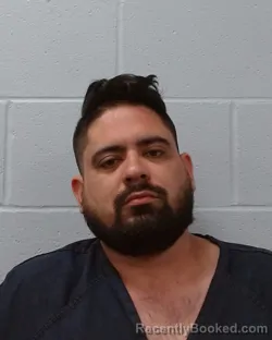 Mugshot of Matthew Tacoma Ruiz booked in Hays County, Texas on May 4, 2026
