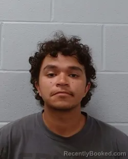 Mugshot of Ian Carlos Echevarria Toucet booked in Hays County, Texas on May 7, 2026