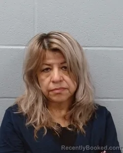 Mugshot of Mary De La Rosa booked in Hays County, Texas on May 8, 2026