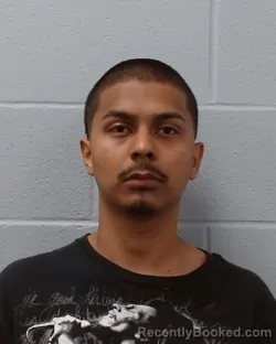 Mugshot of Uriel Gomez booked in Hays County, Texas on May 8, 2026