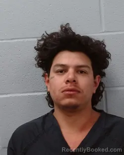 Mugshot of Julian Xjavier Salazar booked in Hays County, Texas on May 11, 2026