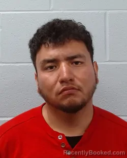 Mugshot of Juan Barrientos Villegas booked in Hays County, Texas on June 15, 2026