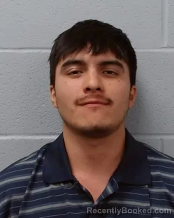 Mugshot of Miguel Angel Serrano booked in Hays County, Texas on June 17, 2026