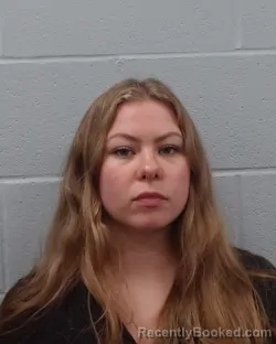 Mugshot of Ella Celeste Malone booked in Hays County, Texas on June 17, 2026