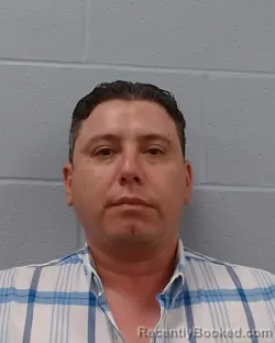 Mugshot of Manuel Valdez booked in Hays County, Texas on June 18, 2026