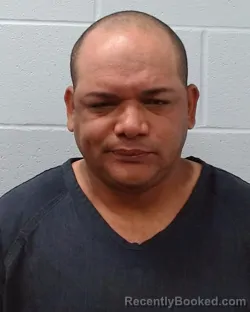 Mugshot of Juan Antonio Linares Gutierrez booked in Hays County, Texas on June 20, 2026