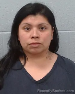 Mugshot of Valerie Rodriguez Zavala booked in Hays County, Texas on June 22, 2026