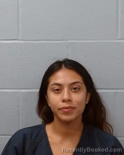 Mugshot of Layla Jane Alcala booked in Hays County, Texas on June 23, 2026