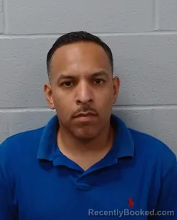 Mugshot of Abel Anthony Riojas booked in Hays County, Texas on June 25, 2026