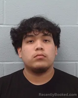 Mugshot of Jathan Josiah Puentes booked in Hays County, Texas on June 26, 2026