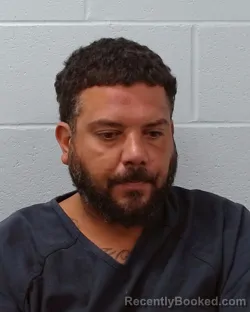 Mugshot of Daniel Rodriguez Merced booked in Hays County, Texas on June 27, 2026