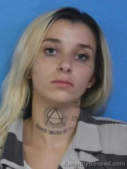 Mugshot of MORGAN ANN BROOKS booked in Sullivan County, Tennessee on August 3, 2026