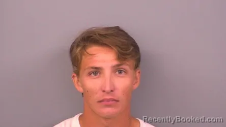 Mugshot of Braiden Auston Gregory booked in Sumner County, Tennessee on September 5, 2026