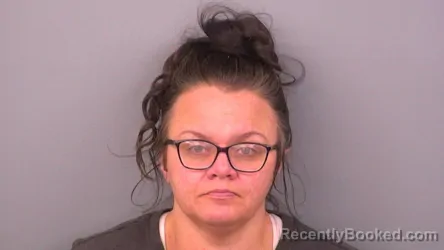 Mugshot of Whitney Whittington booked in Sumner County, Tennessee on August 25, 2026