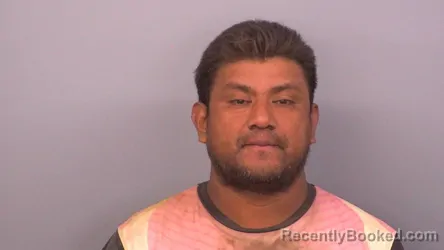 Mugshot of Dimas Jesus Larino Zapata booked in Sumner County, Tennessee on August 28, 2026