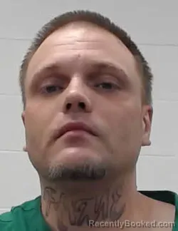 Mugshot of TYLER JONATHAN BLUE booked in Wayne County, Tennessee on April 22, 2026