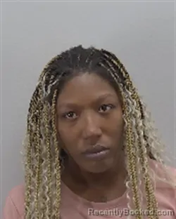 Mugshot of Malika Xavia Samson booked in Virginia Beach County, Virginia on August 14, 2026