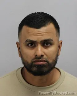 Mugshot of Gabriel Heriberto Pacheco Perez booked in Virginia Beach County, Virginia on August 23, 2026