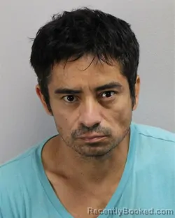 Mugshot of Hugo Bolanos Melgar booked in Virginia Beach County, Virginia on October 9, 2026