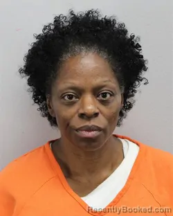 Mugshot of Karen Camille Tucker booked in Virginia Beach County, Virginia on October 21, 2026