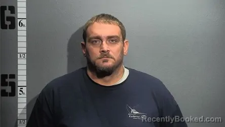 Mugshot of Benjamin Lee Powers booked in Suffolk County, Virginia on August 14, 2026