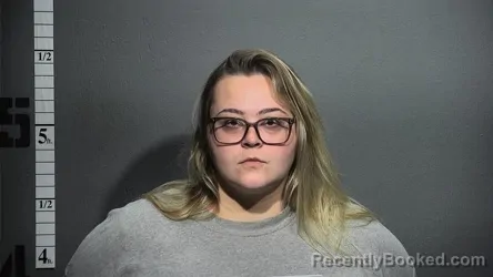 Mugshot of Gabriella Mccloughan booked in Suffolk County, Virginia on October 16, 2026