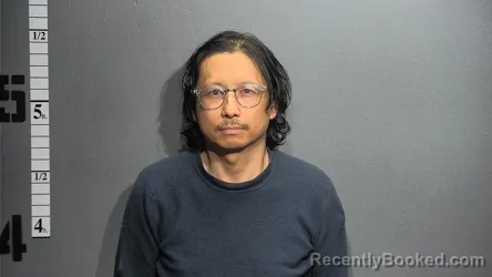 Mugshot of MARK LIU booked in Suffolk County, Virginia on May 8, 2026
