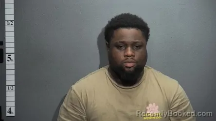 Mugshot of Omard Rashon Douglas booked in Suffolk County, Virginia on August 6, 2026