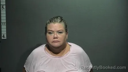 Mugshot of Shelley Lynnette Baker booked in Suffolk County, Virginia on July 28, 2026