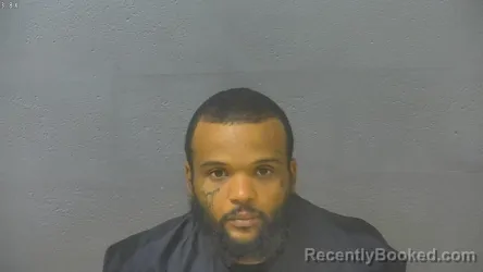 Mugshot of Andrew Lamar Martin-Busher booked in Lynchburg County, Virginia on August 23, 2026