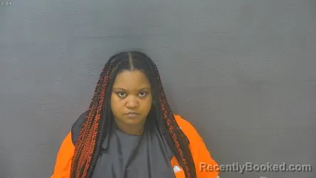 Mugshot of Ayrreonna Ward booked in Lynchburg County, Virginia on October 14, 2026