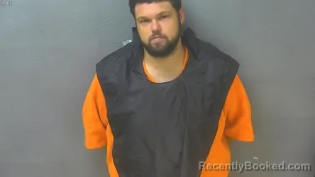 Mugshot of Corey Alan Goff booked in Lynchburg County, Virginia on August 30, 2026