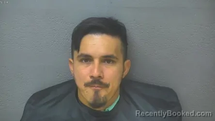Mugshot of Christian Meza Santos booked in Lynchburg County, Virginia on August 24, 2026