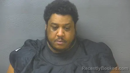Mugshot of Darnell Lamont Brown booked in Lynchburg County, Virginia on October 12, 2026