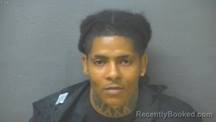 Mugshot of Dequan Lamar Jackson booked in Lynchburg County, Virginia on August 21, 2026