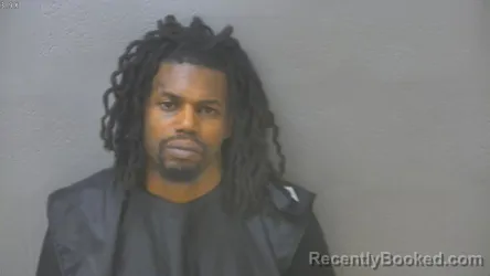 Mugshot of DAMONTE ANTONIO JONES booked in Lynchburg County, Virginia on July 10, 2026