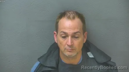 Mugshot of Eric William Hodnett booked in Lynchburg County, Virginia on October 4, 2026