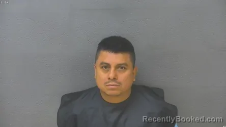 Mugshot of Freiman Edi Zunun Sanchez booked in Lynchburg County, Virginia on August 20, 2026