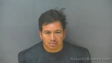 Mugshot of JUAN CARLOS ANDRES PEREZ CAAL booked in Lynchburg County, Virginia on June 27, 2026