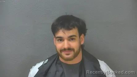 Mugshot of Joshua Adrian Ruck booked in Lynchburg County, Virginia on August 8, 2026